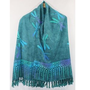 Dragonfly Print Indonesian Batik Wrap